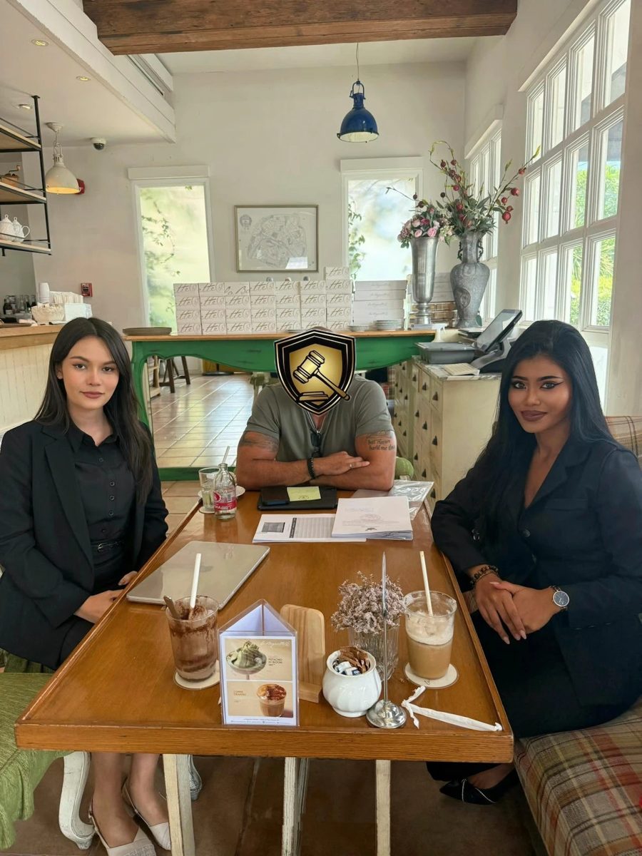 Probity Law Firm lawyers attending court in Thailand